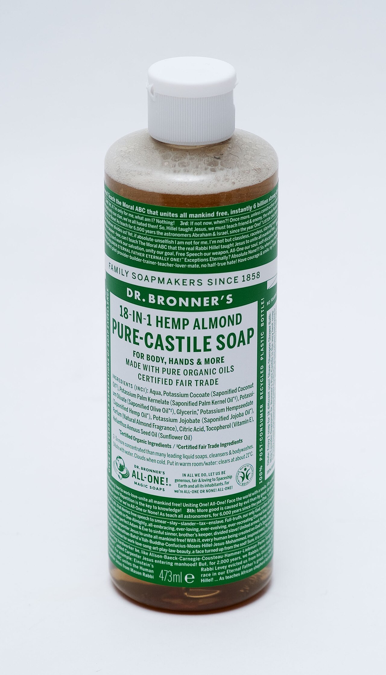 Dr. Bronner's Pure-Castile soap